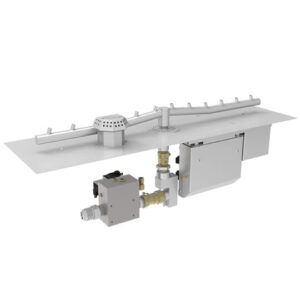 Linear Flat Fire Pit Insert - CSA Certified