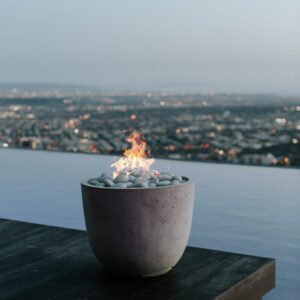 Element Lightweight Concrete Fire Pits