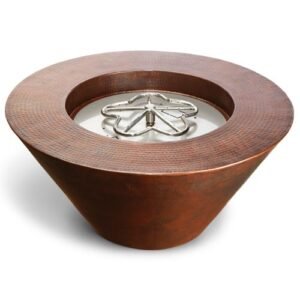 Copper Bowl Series Hammered Mesa Model